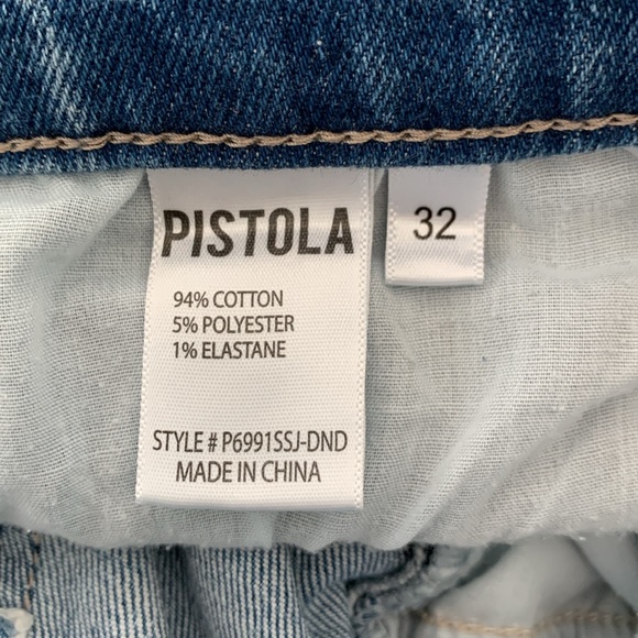 Pistola Charlie High Rise Straight Jean - Picture 13 of 15